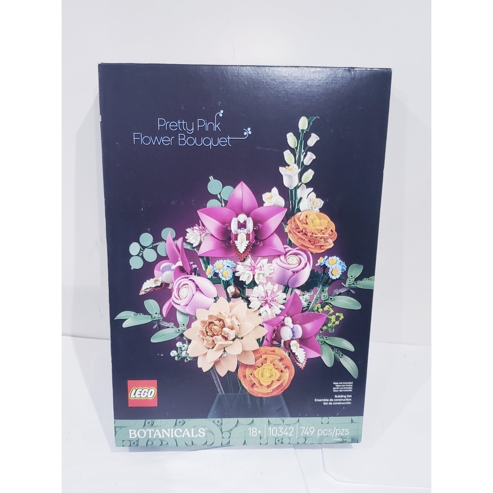 LEGO Botanicals: Pretty Pink Flower Bouquet (10342) - New
